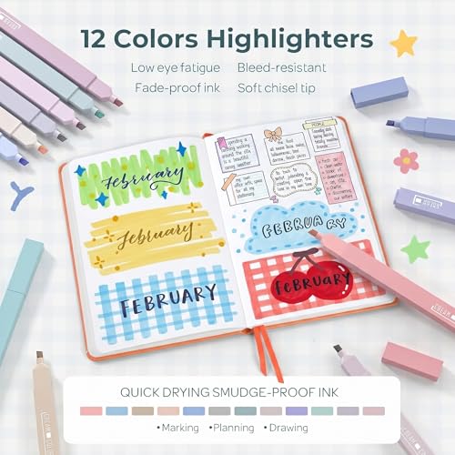 Nicpro 39 PCS Aesthetic School Supplies, Cute Pen Case Stationery Set,Green