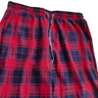 Buffalo Plaid Pajama Pants Men Flannel Pj Bottoms with Pockets