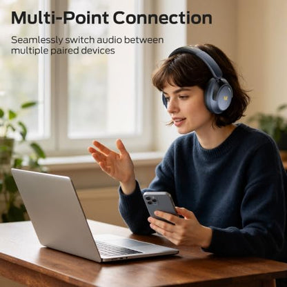 Monster Harmonic N20 Active Noise Cancelling Headphones, Wireless Bluetooth