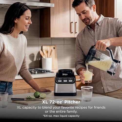 Ninja Professional Blender 2.0, CCO750BSL, 1400W, 72oz/2.1L