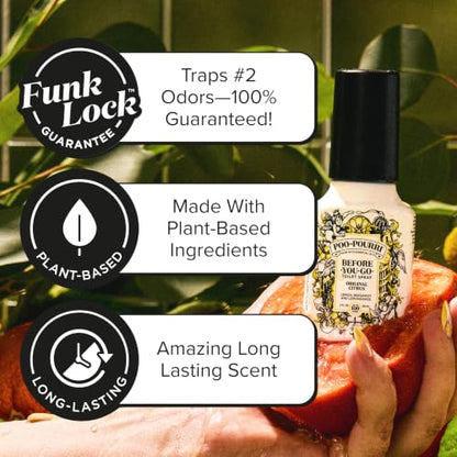 Poo Pourri Boxed Original Citrus, Before-You-Go Toilet Spray, Bathroom Odor Eliminator Freshener 59ml - CA