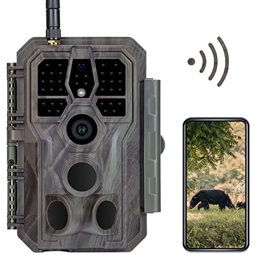GardePro E8 WiFi Bluetooth Trail Camera, Stable WiFi with External Antenna