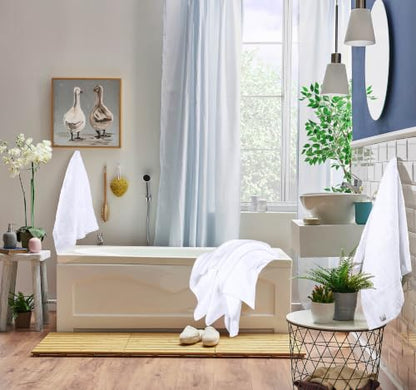Utopia Towels 8 Piece Majestic Plush Luxury Towel Set, Cotton, White