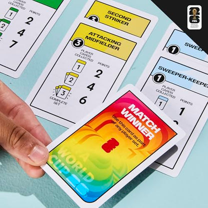 Monopoly Deal FIFA World Cup 2026 Edition Game | Officially Licensed FIFA World Cup Soccer Card Game for Kids | Ages 8+ | 2 to 5 Players | 15 Mins. (English & French Version)