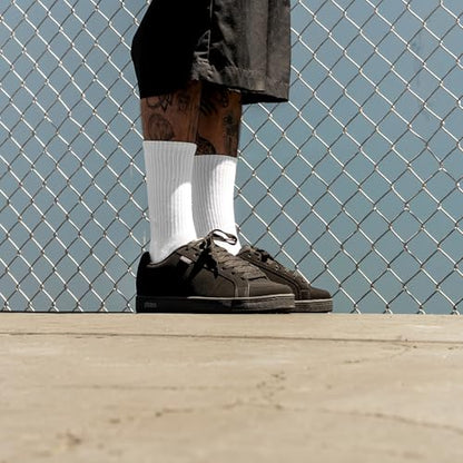 Etnies Kingpin - Classic Skate Heritage Fashion Style with on-Trend Puffy Look, Reinforced Cupsole - Black/Black - 10