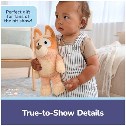 GUND Bingo Sustainably Soft Plush, Made with Recycled Materials, Stuffed Animals for Kids & Toddlers, Orange, 13”