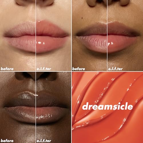 e.l.f. Glow Reviver Plumping Lip Oil, Dreamsicle