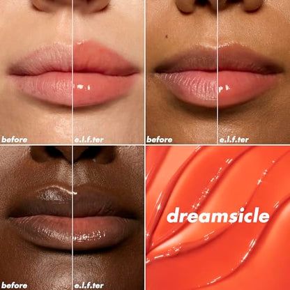 e.l.f. Glow Reviver Plumping Lip Oil, Dreamsicle