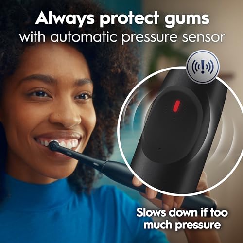 Oral-B iO2 Electric Toothbrush, for an Easy Switch to Electric, Night Black, Rechargeable Electric Toothbrushes, iO Series 2 Limited with 1 Power Toothbrush, 1 Brush Head, and 1 Travel Case