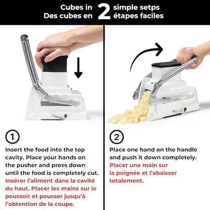 Starfrit Pro Fry Cutter & Cuber, 3-in-1 Potato & Vegetable Cutter