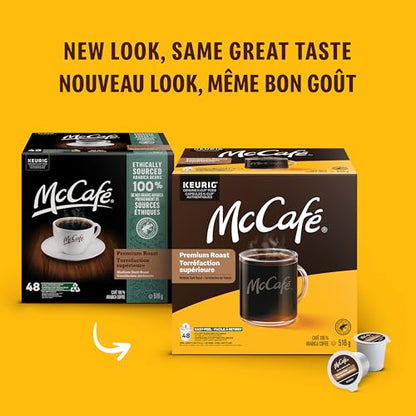 McCafé Premium Medium Dark Roast, K-Cup Coffee Pods, 72 Count