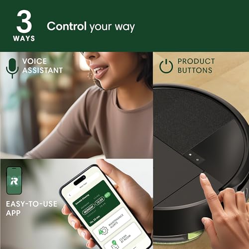 iRobot Roomba 205 DustCompactor Combo Robot Vac & Mop - Compacts Dirt Inside, No Emptying for 60 Days, Space Saving, No Dock, No Bags, Intense Power-Lifting Suction, LiDAR Navigation, Multi-Surface