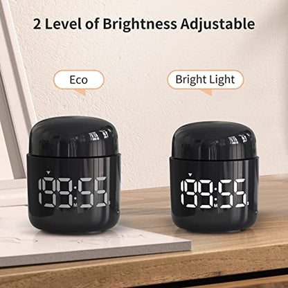 MeesMeek Kitchen Timer, 360 Rotate, Countup/Countdown, LED, Volume