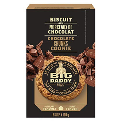 Big Daddy Cookies Chocolate Chunks Gourmet Cookies - 8 Count, 800g