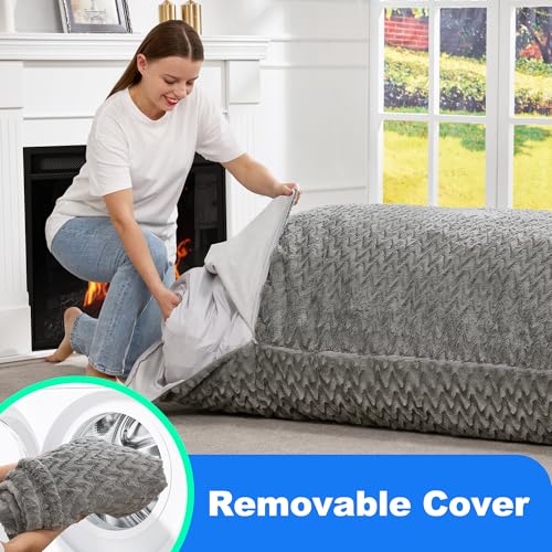 Hobestluk Adult Bean Bag Chair 3 in 1 Convertible Large Bean Bag Sofa