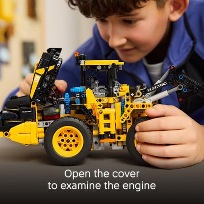 LEGO Technic Volvo L120 Electric Wheel Loader Construction Toy - Pretend Play Building Set - Great Birthday Gift for Boys, Girls, and Kids 9+ Who Love Vehicle Playsets - 42209