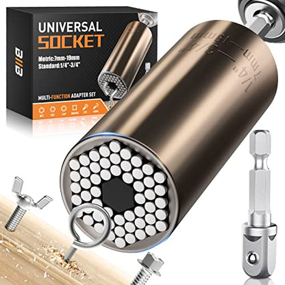 BIIB Birthday Gifts for Men Dad HusbandUniversal Socket Stocking Stuffers