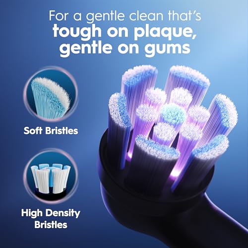 Oral-B iO2 Electric Toothbrush, for an Easy Switch to Electric, Night Black, Rechargeable Electric Toothbrushes, iO Series 2 Limited with 1 Power Toothbrush, 1 Brush Head, and 1 Travel Case