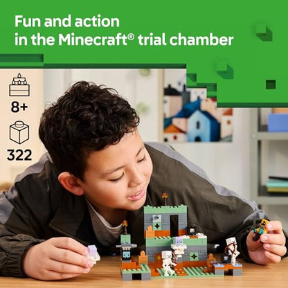 LEGO Minecraft The Trial Chamber Building Toy - Gamer Playset for Kids, Girls and Boys, Ages 8+ - Includes Shadow Hoodie Minifigure for Pretend Play - Birthday Gift Idea - 21271