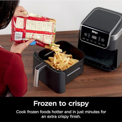 Ninja Air Fryer XL with MaxCrisp, 6.5 Qt/6.2L, 6-in-1, Grey, AF181C