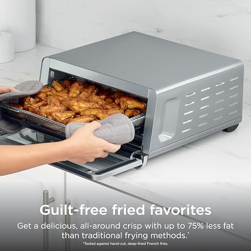 Ninja Flip Toaster Oven & Air Fryer, 8-in-1, Stainless Steel, SP151C