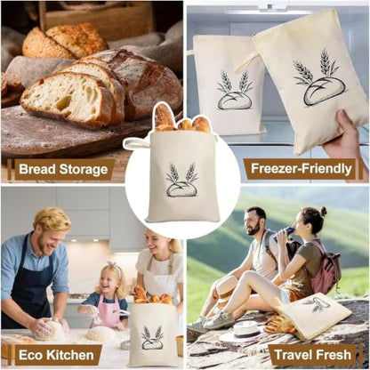 Beeswax Bread Bags for Homemade Bread,Sourdough Bread Bags,1 Pack XL