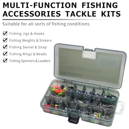 TRUSCEND Widely Used Fishing Bait Rigs Worth Ever Penny, Selected Fishing Lures & Tackle Kit for Starter Freshwater Fishing, Economic/Giftable/Premium Fishing Gear Set Available, Perfect Fishing Gifts