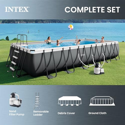 INTEX Ultra XTR 24ft x 12ft 52 in Above Ground Swimming Pool Set w/Pump