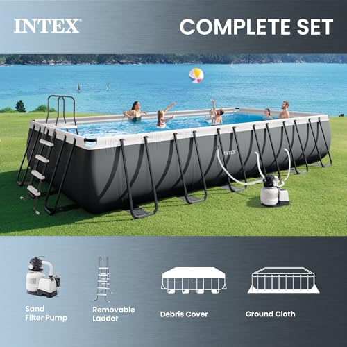 INTEX Ultra XTR 24ft x 12ft 52 in Above Ground Swimming Pool Set w/Pump