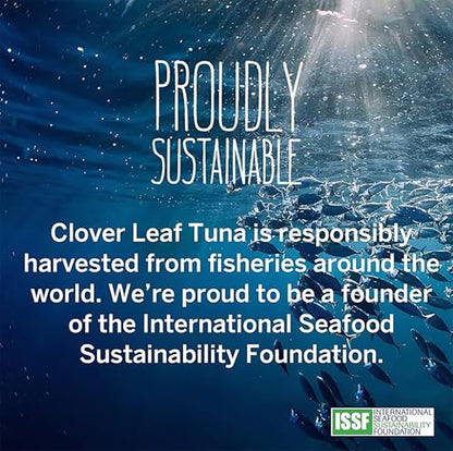 Clover Leaf Chunk Light Skipjack Canned Tuna in Water, 170g, 24 Count
