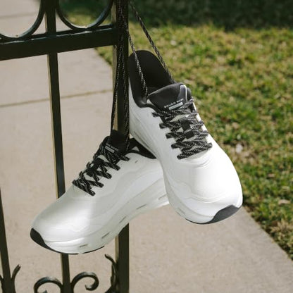 Bruno Marc Men's Fashion Sneakers - Classic Comfort,White/Black,10