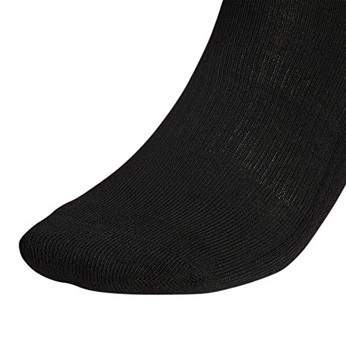 adidas Men's Athletic Cushioned 6-Pack Crew Socks, Black, Large