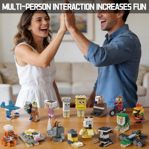 Myth Qholve Italian Brain Rot Unique Cartoon Characters Building Blocks 16 in 1 Educational & Entertaining & Adults