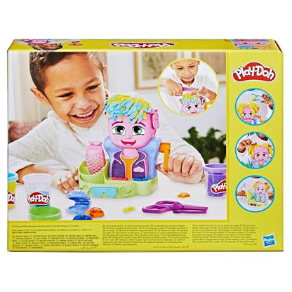 Play-Doh Hair Stylin' Salon Playset with 6 Cans, Pretend Play Toys for Girls and Boys Ages 3 and Up