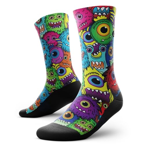 Outway Monstrosity Athletic Crew Socks with Arch Support, Size L/XL