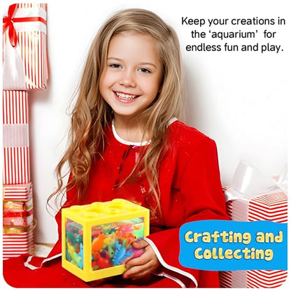 wookidel Magic Gel Water Elf Toy Kit, Aqua Fairy Water Gel Kit for Kids | 20PCS Gels Water Pets, DIY Squishy Maker Kit, Make Your Own Squishies Toys, Creative Art Craft Gift for Girls Christmas
