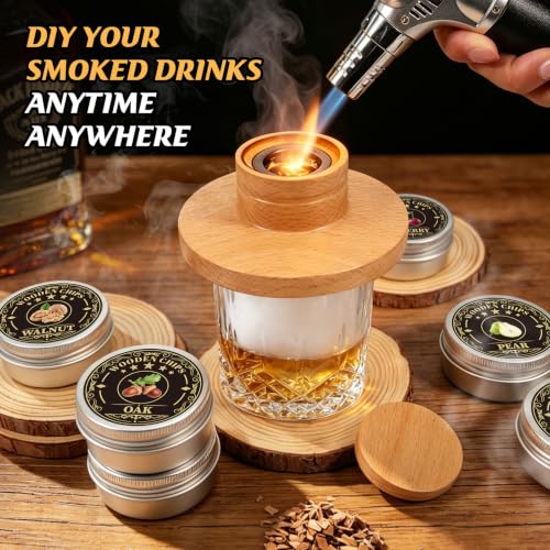 Christmas Stocking Stuffers Gifts for Men, Whisky Smoker Kit, No Butane