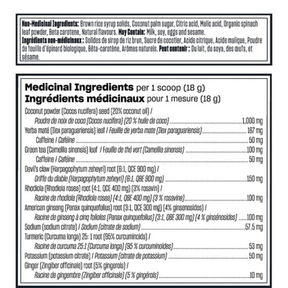Vega Sport Pre-Workout Energizer, Lemon Lime (30 Servings) Vegan Preworkout Energy Powder, Gluten Free, 100mg Caffeine, Non GMO, 550g (Packaging May Vary)