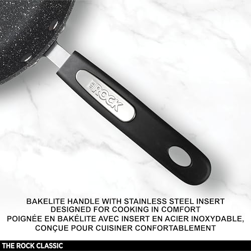 Starfrit The Rock Classic 28cm (11") Fry Pan, Non-Stick, Black
