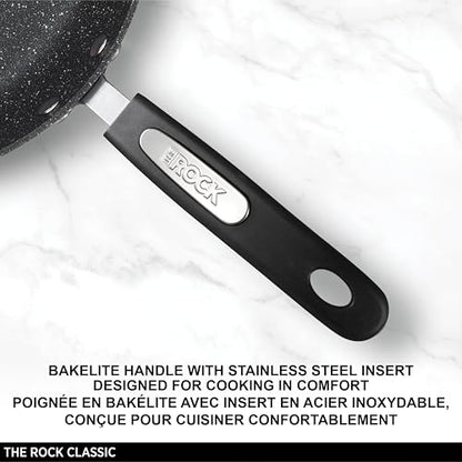 Starfrit The Rock Classic 28cm (11") Fry Pan, Non-Stick, Black