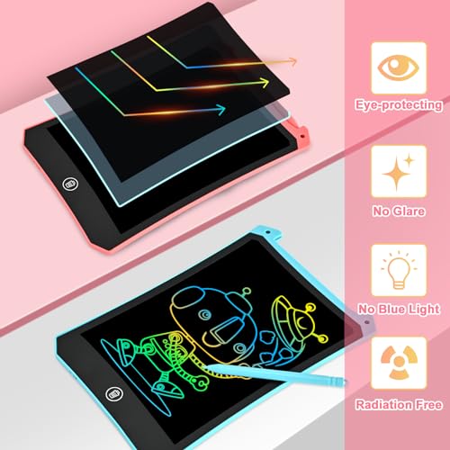 cimetech Kids LCD Writing Tablet, Toddler Drawing Tablet, Kids Toys 2 Pack