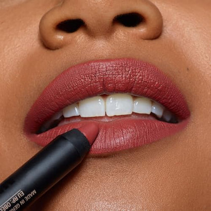 Nudestix Magnetic Matte Lip Color – 3-in-1 Long-Wear Lipstick, Lip Liner & Lip Stain Pencil | Kiss-Proof, Transfer-Proof, Lightweight Matte Formula | Clean, Cruelty-Free Lip Makeup, Shade: Freckle