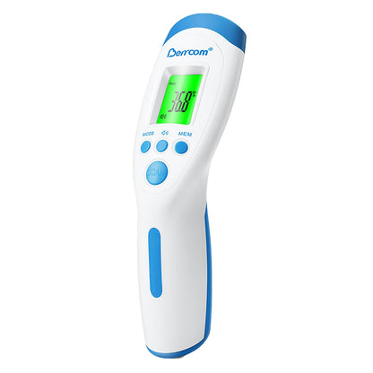Berrcom Non-Contact Infrared Forehead Thermometer for Adults, Kids & Babies, Digital Thermometer with Fever Alarm & LCD Display, Ideal for Family Use