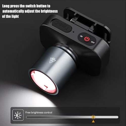 1000 Lumens Rechargeable LED Headlamp for Camping & Outdoor - Waterproof Adjustable Head Light with 10H Runtime, Ideal for Desert Hiking, Night Work