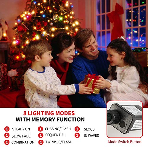 MZD8391 105FT 300LED Christmas Light Outdoor Indoor,Christmas Tree Light
