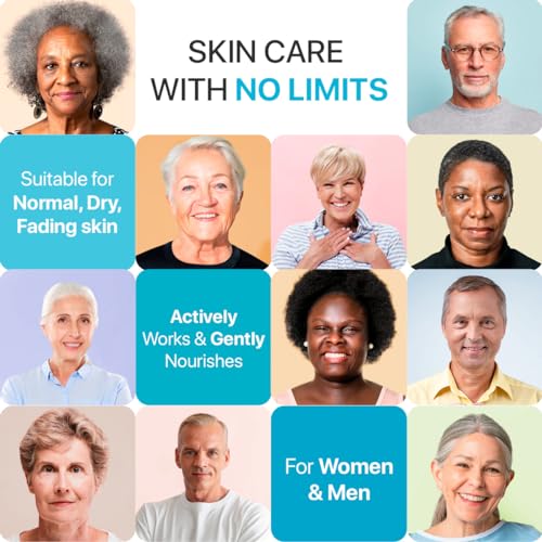 Face Moisturizer Retinol Cream, Anti Aging Neck Firming Cream, Collagen Day & Night Face Cream with Hyaluronic Acid for Women & Men, 1.85 Fl Oz