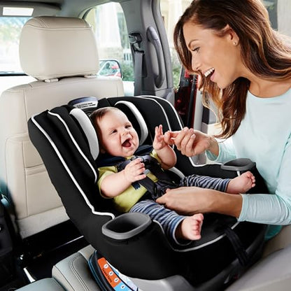 Graco Extend2Fit Convertible Car Seat, 2-in-1 Forward & Rear-Facing Baby Car Seat, 1.8-30 kg (4-65 lb), Titus