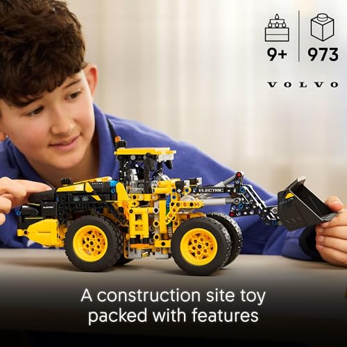 LEGO Technic Volvo L120 Electric Wheel Loader Construction Toy - Pretend Play Building Set - Great Birthday Gift for Boys, Girls, and Kids 9+ Who Love Vehicle Playsets - 42209
