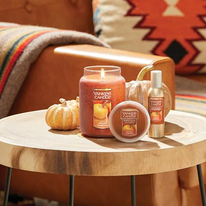 Yankee Candle Scented Candle, Spiced Pumpkin, Original Large Jar Candle, 110-150 Hours of Burn Time, 22 oz.