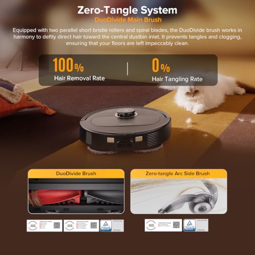 roborock Qrevo S5V Robot Vacuums and Mop, FlexiArm Edge Mopping